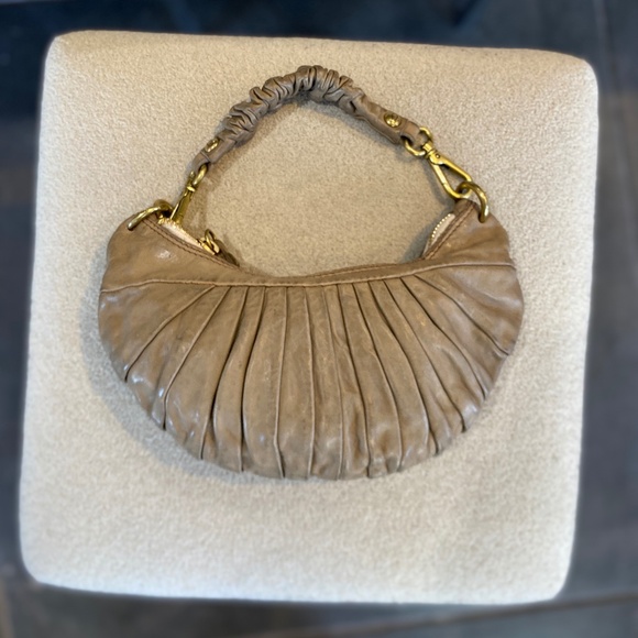 Shoulder Bag "LUNA" in beige - Picture 5 of 6